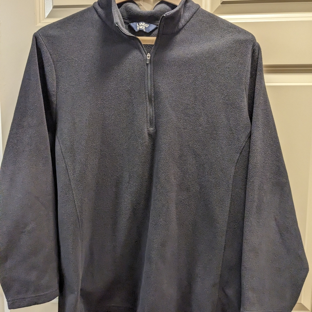 Lands End Pullover Fleece Jacket - size 3X